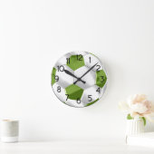 Groen en wit Voetbal Ronde Klok (Huis)