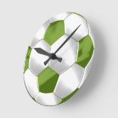 Groen en wit Voetbal Ronde Klok (Hoek)