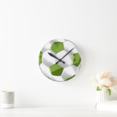 Groen en wit Voetbal Ronde Klok (Huis)