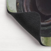 groen en wit  vrachtwagengas muismat (Hoek)