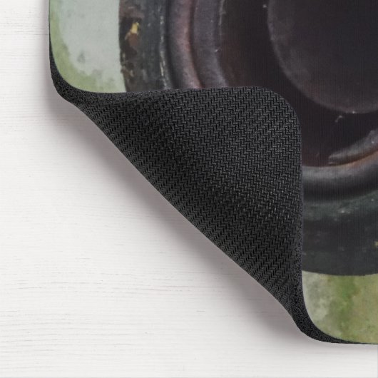 groen en wit  vrachtwagengas muismat (Hoek)