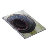 groen en wit  vrachtwagengas notitieboek (Rechterzijde)