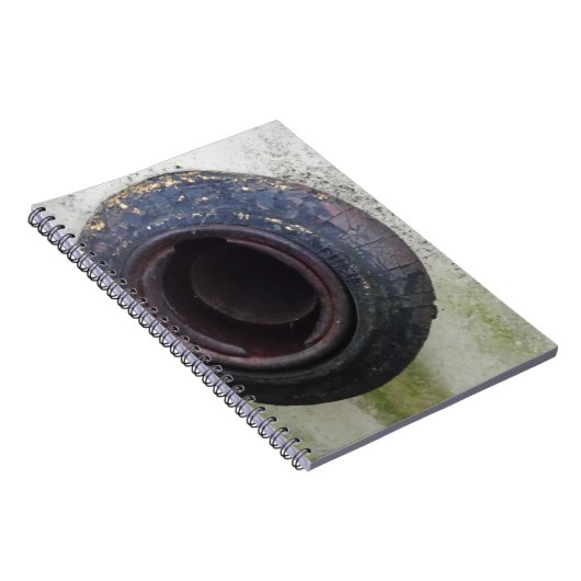 groen en wit  vrachtwagengas notitieboek (Rechterzijde)