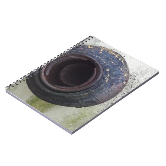 groen en wit  vrachtwagengas notitieboek (Linkerzijde)