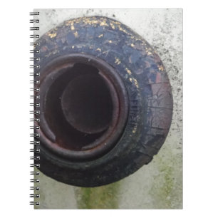 groen en wit  vrachtwagengas notitieboek