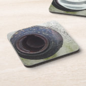 groen en wit  vrachtwagengas onderzetter (Linkerzijde)