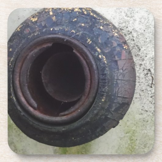 groen en wit  vrachtwagengas onderzetter (Voorkant)