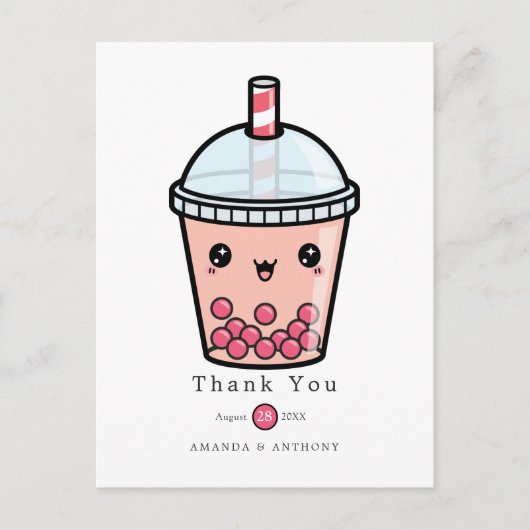 Groen en wit waterverf bloemendesign trouwkaarten  briefkaart (Voorkant)