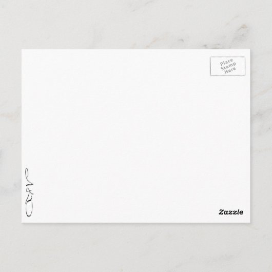 Groen en wit Wimysisch Romantisch Kunstpatroon Briefkaart (Achterkant)