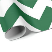 Groen en Wit Zigzag geschenkverpakking Cadeaupapier (Rol Hoek)