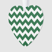 Groen en wit Zigzag Ornament (voorkant)