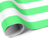 Groen en witstrooppapier voor groot licht cadeaupapier (Rol Hoek)