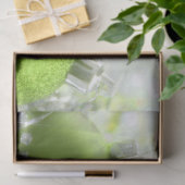 Groen en Zilver Kerstpapier Tissuepapier (Geschenk)