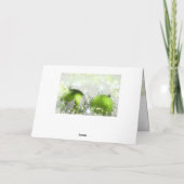 Groen en Zilver Vrolijk Kerstfeest Wenskaart Feestdagen Kaart (Achterkant)