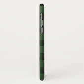 Groen en zwart buffelpatroon Case-Mate iPhone case (Achterkant/links)