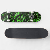 Groen en zwart (compleet met vrachtwagens en wiele persoonlijk skateboard (Horizontaal)