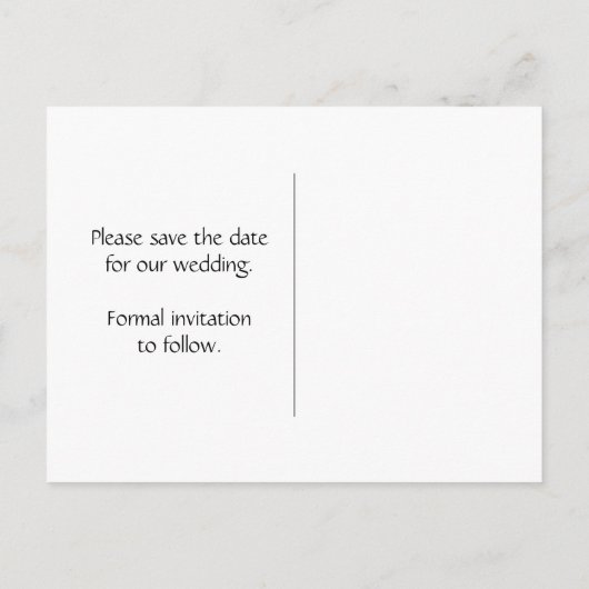 Groen en zwart Damast Save The Date Aankondigingskaart (Achterkant)