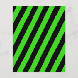 Groen en zwart diagonaal strepenpatroon