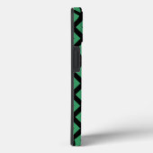 Groen en zwart diamant patroon Case-Mate iPhone c Case (Achterkant / Rechts)