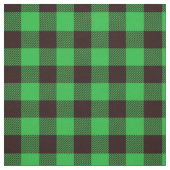 Groen en zwart geruit stof (Swatch)