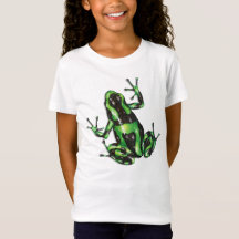 Groen en zwart gif Dart Frog T-shirt