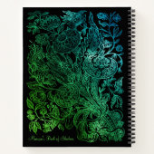 Groen en zwart gotisch  boek van schaduwen (Achterkant)