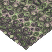 Groen en zwart Kaleidoscoop Mandala Patroon Tafelkleed (Gekanteld)