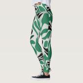 Groen en zwart leggings (Links)