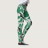 Groen en zwart leggings (Rechts)