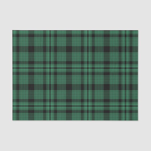 Groen en zwart patroonpatroon tissuepapier (Voorkant)