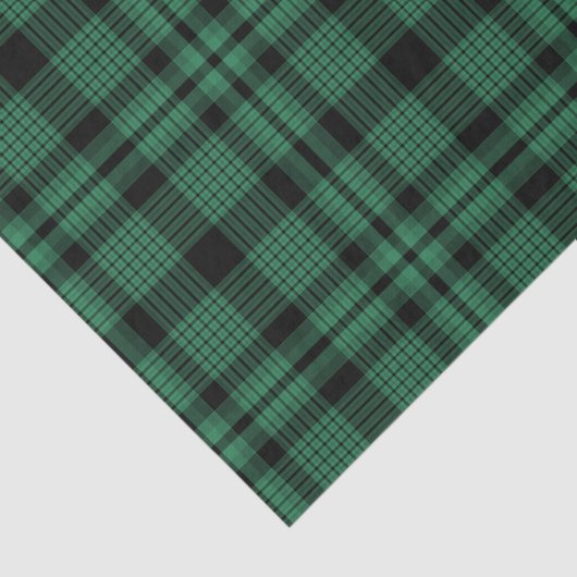 Groen en zwart patroonpatroon tissuepapier (Detail)