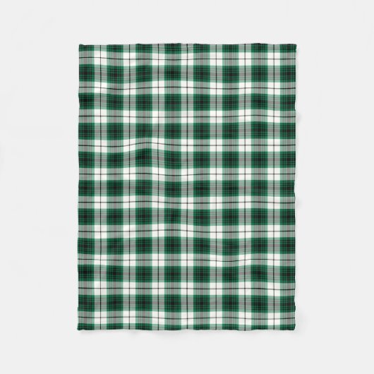 Groen en Zwart Plaid Lamont Clan Jurk Tartan Fleece Deken (Voorkant)
