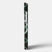 Groen en zwart scrollwerk patroon Case-Mate iPhon iPhone Case (Achterkant / Links)