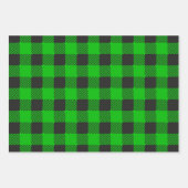 Groen en zwart staart-Patrick's Day Wrapping Paper (Voorkant)