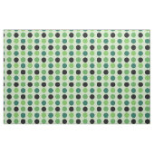 Groen en Zwart Stippenpatroon Stof (Fat Quarter)