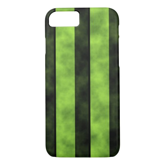 Groen en zwart Stripe design Case-Mate iPhone Case (Achterkant)