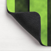 Groen en zwart Stripe design Muismat (Hoek)