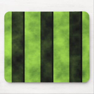 Groen en zwart Stripe design Muismat