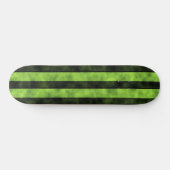 Groen en zwart Stripe design Persoonlijk Skateboard (Horizontaal)