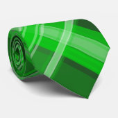 Groen en zwart Stropdas (Opgerold)