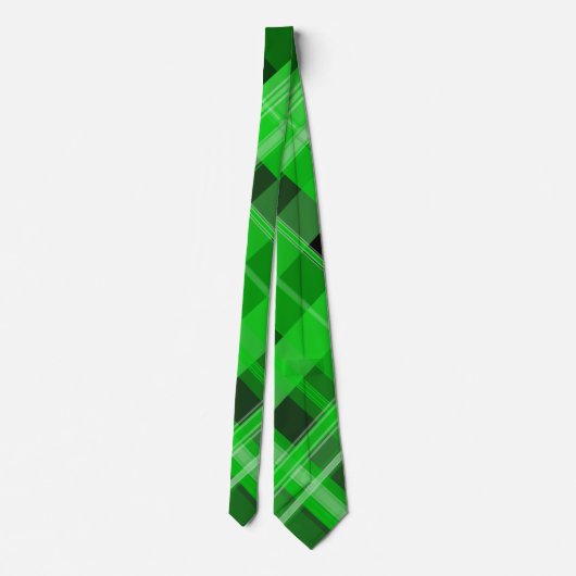 Groen en zwart Stropdas (Achterkant)
