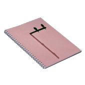 GROEN EN ZWARTE METAALTOOL NOTITIEBOEK (Rechterzijde)