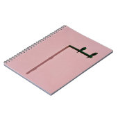 GROEN EN ZWARTE METAALTOOL NOTITIEBOEK (Linkerzijde)