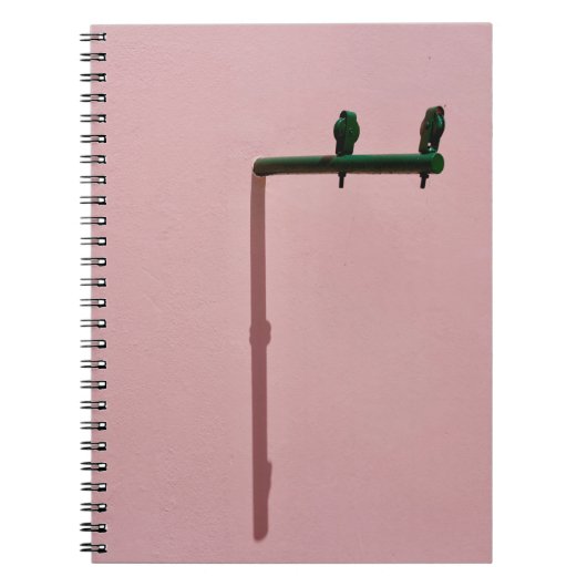 GROEN EN ZWARTE METAALTOOL NOTITIEBOEK (Voorkant)