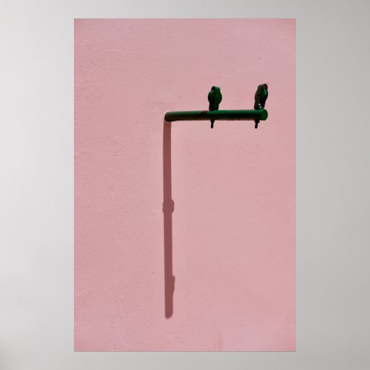 GROEN EN ZWARTE METAALTOOL POSTER (Voorkant)