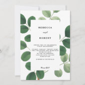  groen engagement feestuitnodiging kaart (Voorkant)