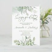 Groen Engagement  Kaart (Staand voorkant)