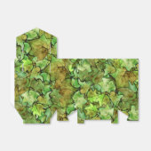 Groen Engels Ivy Natuur Waterverf Pattern Bedankdoosjes (Uitgevouwen)