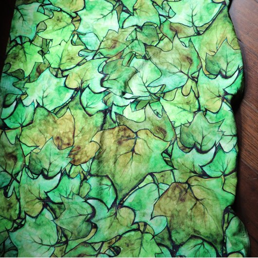 Groen Engels Ivy Natuur Waterverf Pattern Fleece Deken