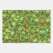 Groen Engels Ivy Natuur Waterverf Pattern Inpakpapier Vel (Voorkant)